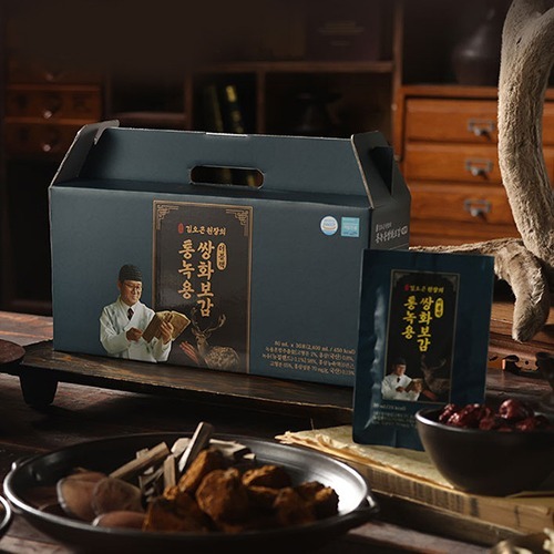 김오곤원장의 100% 통녹용 쌍화보감 80ml 60포+10포 (총 70포)